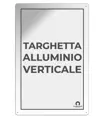 Targhetta segnaletica per macchinari formato verticale