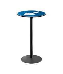 Tavolino alto con simbolo  serie Road