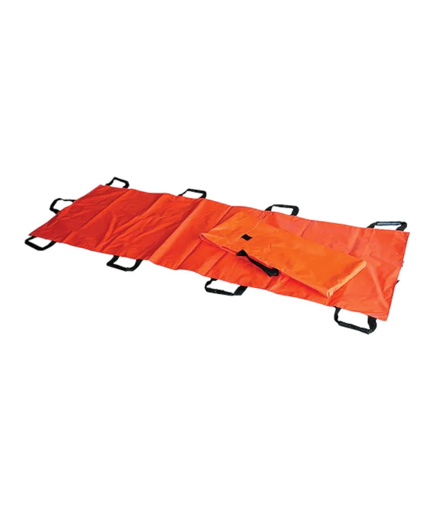 Telo portaferiti pieghevole, tessuto spalmato PVC - con 10 maniglie