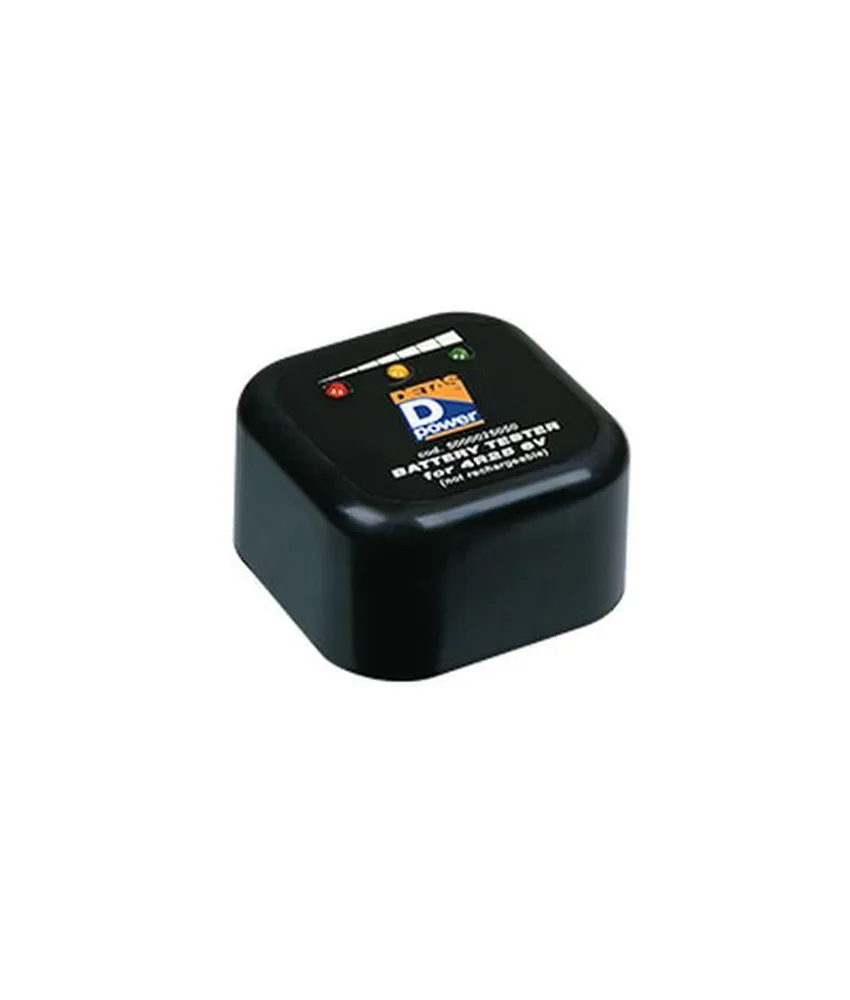 Tester per verifica carica batterie per lampeggiatori SEG 0045, Verifica la carica residua delle batterie SEG 0045