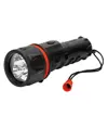 Torcia a led interamente in gomma con cinturino da 12 lumen