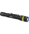 Torcia in alluminio a led con zoom resistente e leggera da 140 lumen