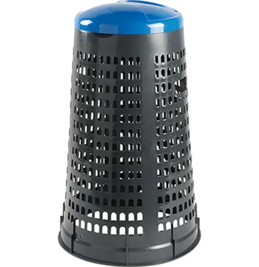 Trespolo portasacco in plastica con coperchio