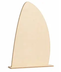 Trofeo personalizzato inciso a legno