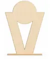 Trofeo personalizzato inciso a legno