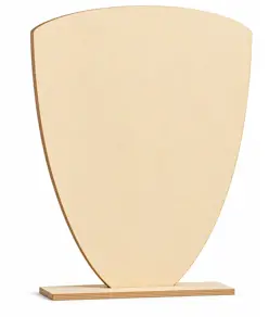 Trofeo personalizzato inciso a legno