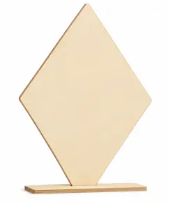 Trofeo personalizzato inciso a legno