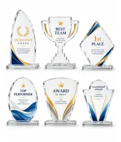Trofeo personalizzato stampato su plexiglass