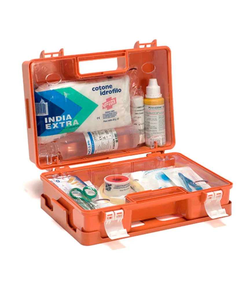 Valigetta pronto soccorso, in ABS - dimensioni cm 32 x 21 x 12 h