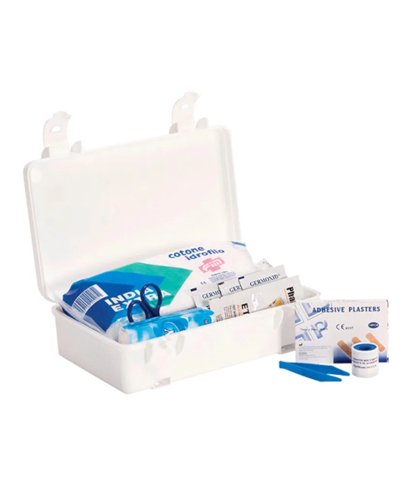Valigetta pronto soccorso, in plastica - 25 x 16,5 x altezza 7 cm