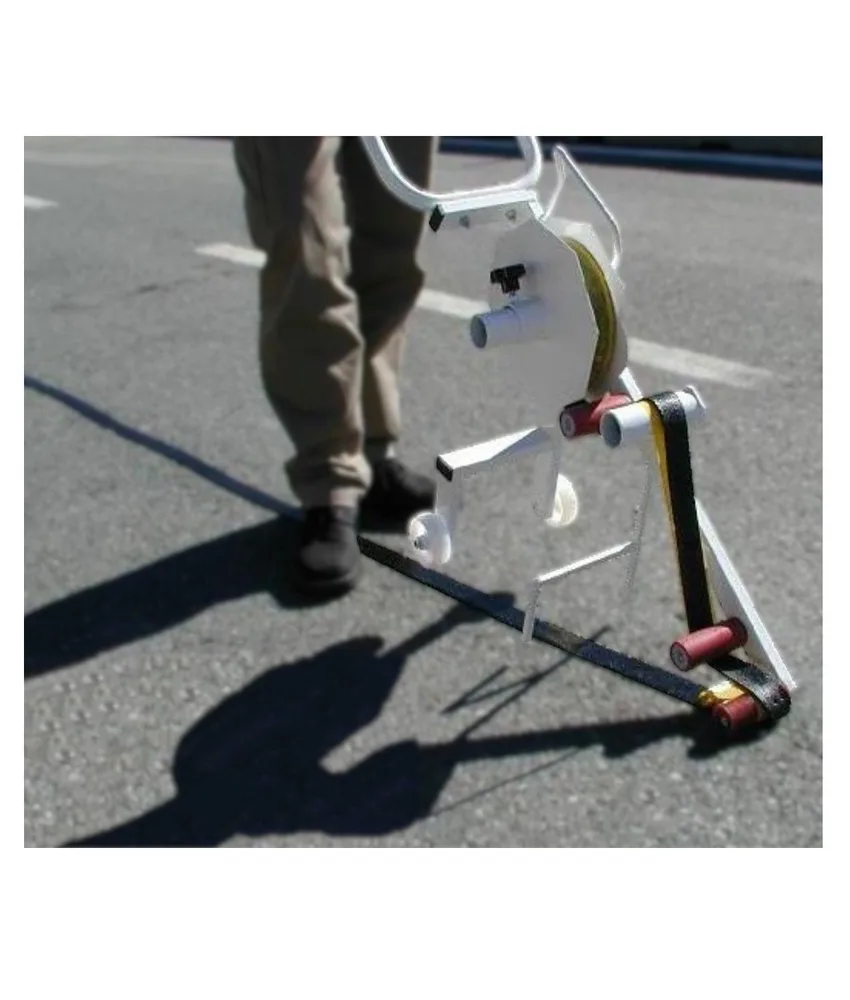 Applicatore trolley per nastro bituminoso, per l'applicazione stradale di nastro adesivo bituminioso