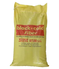 Bancale da 40 sacchi di asfalto a freddo fibrorinforzato  Black Cold Fiber