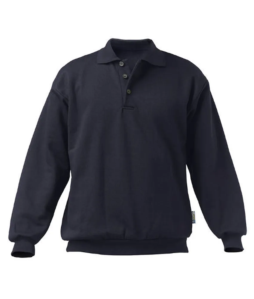 Felpa polo da lavoro Siggi, 50% cotone - 50% poliestere