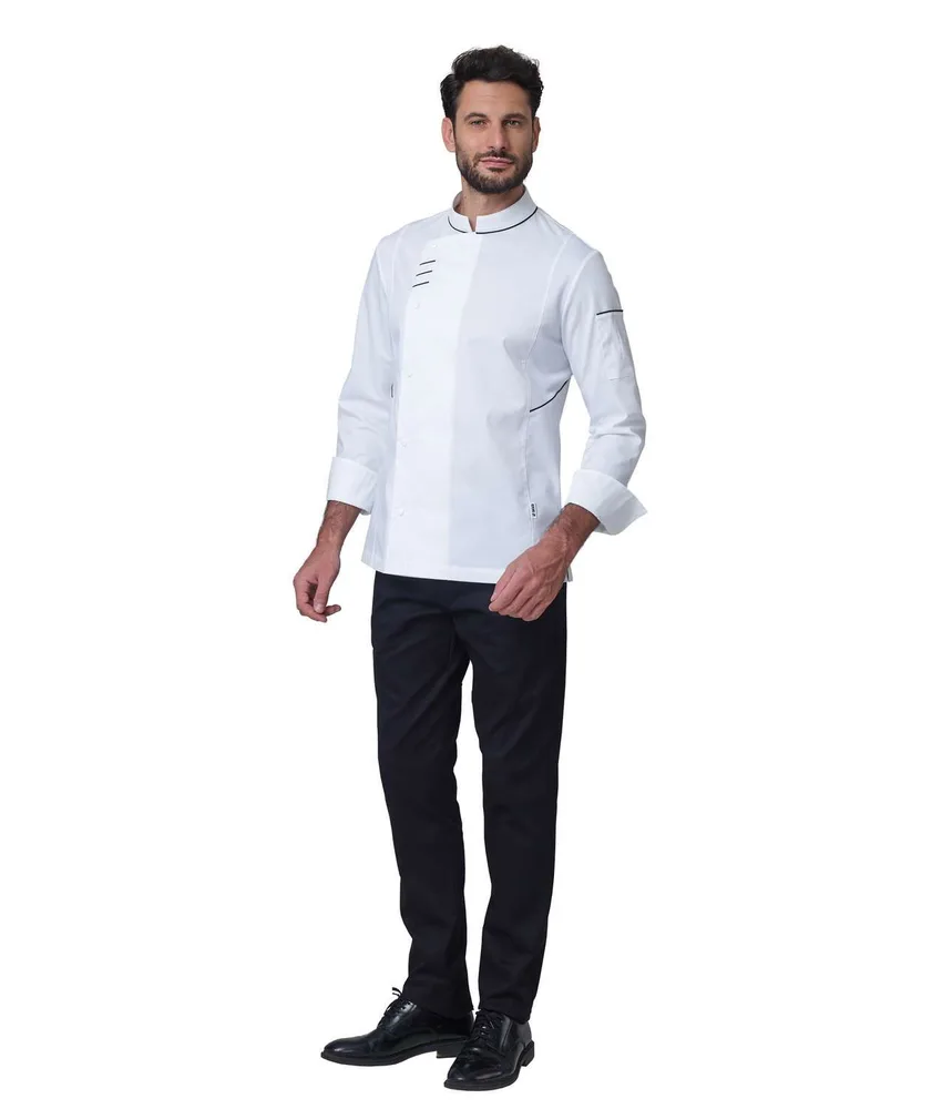 Giacca cuoco Siggi Xander, maniche avvolgibili - easyfit - taschino su manica sinistra
