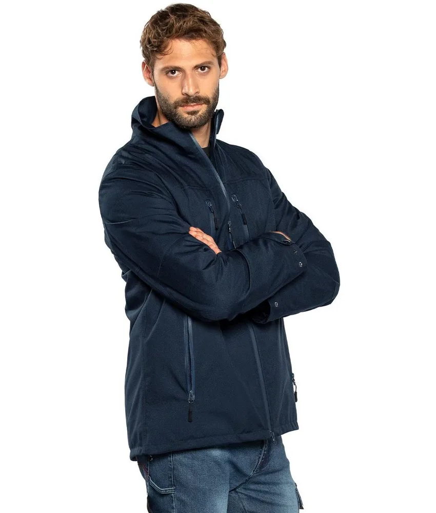 Giaccone da lavoro Siggi Action Pro, 100% poliestere riciclato - imbottitura staccabile