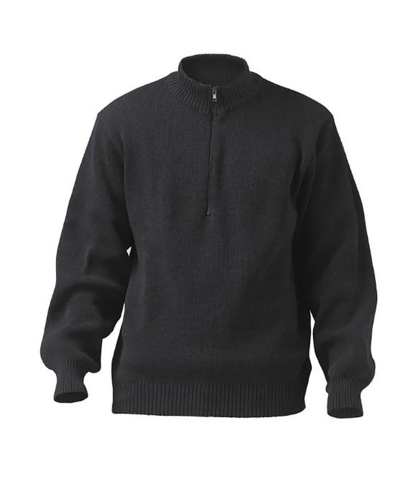 Maglione con zip Siggi Multipro, ignifuga - antistatica - 65% poliestere - 35% cotone