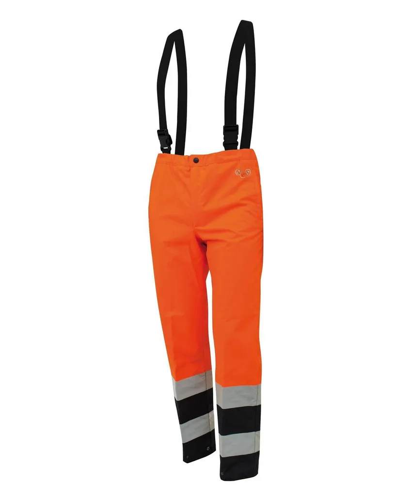Pantaloni con bretelle Siggi alta visibilità, in Gore-Tex due strati - cuciture termonastrate