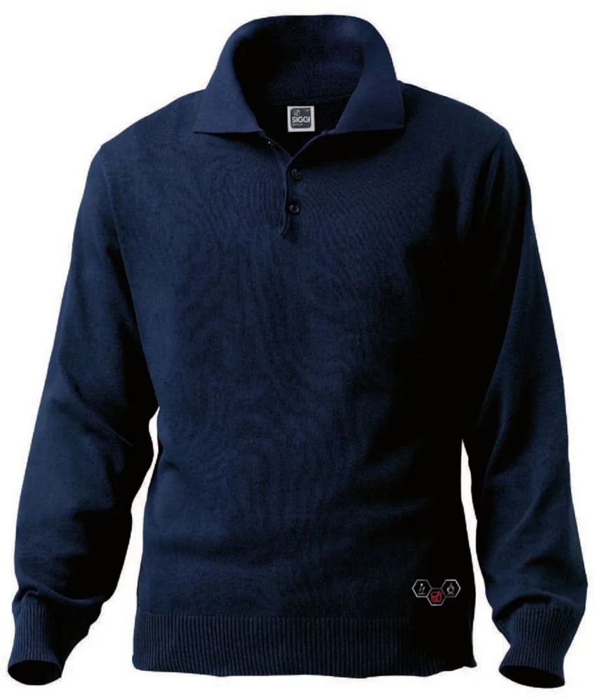 Polo da lavoro multiprotezione Siggi Multipro, maniche lunghe - ignifugo - arco elettrico