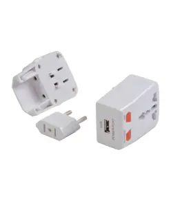 Adattatore prese universale, con ingresso USB