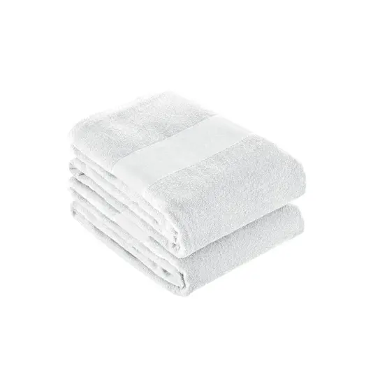 Asciugamano 100% cotone 400 g/m2 bianco 70x140
