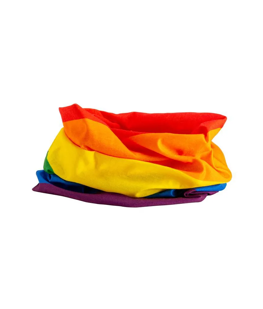10 pezzi Bandana multiuso arcobaleno tubolare in tessuto elastico