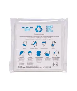 Bandana multiuso tubolare  R-pet in tessuto elastico