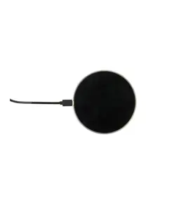 Base di ricarica senza fili in plastica con luce LED per incisione laser, 10W