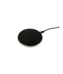 Base di ricarica senza fili in plastica con luce LED per incisione laser, 10W