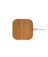 Base di ricarica wireless in Bamboo - Input 5V/2A , Output 5V/1A , Potenza di trasmissione