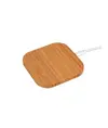 Base di ricarica wireless in Bamboo - Input 5V/2A , Output 5V/1A , Potenza di trasmissione