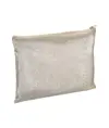 Beauty case con zip in policotone brillante 90 g/m2