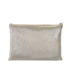 Beauty case con zip in policotone brillante 90 g/m2