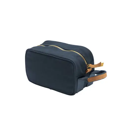 Beauty case in canvas riciclato  con maniglia laterale Demi - Design Milano