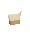 Beauty case in cotone 280 g/m2, con base in juta