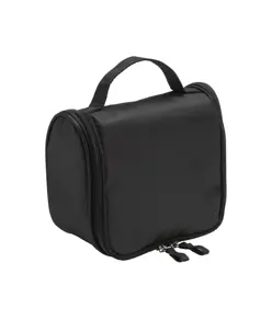 Beauty case in microfibra con zip, ampie tasche interne