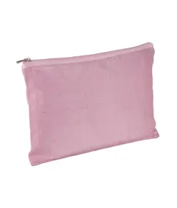 Beauty case in policotone brillante con zip