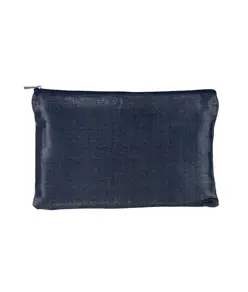 Beauty case in policotone brillante con zip