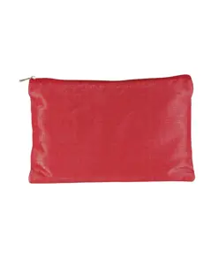 Beauty case in policotone brillante con zip