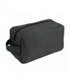 Beauty case in poliestere 300D tessuto melange con maniglia