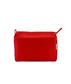 Beauty case in poliestere riciclato R-PET con cerniera