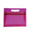 Beauty in PVC trasparente con chiusura a zip e maniglia
