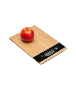 Bilancia da cucina digitale in bambù