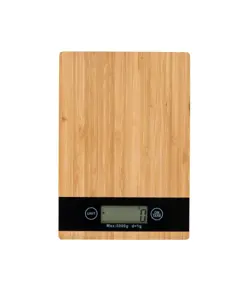 Bilancia da cucina digitale in bambù