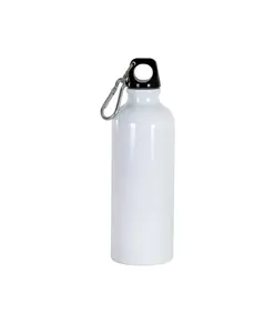 Borraccia in alluminio con moschettone, 500ml. Adatta per la stampa sublimatica