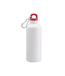 Borraccia in alluminio con moschettone, 500ml