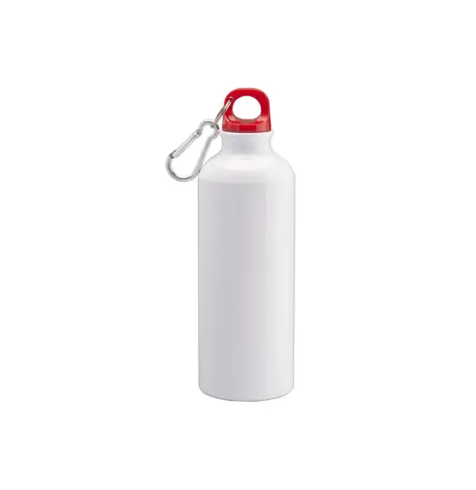 Borraccia in alluminio con moschettone, 500ml