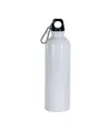 Borraccia in alluminio con moschettone, 750ml. Adatta per la stampa sublimatica