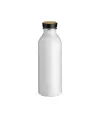 Borraccia in alluminio con tappo con inserto in bambù, 500 ml