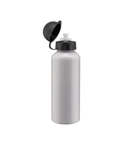 Borraccia in alluminio con tappo in plastica, 500ml. Adatta alla stampa in sublimazione