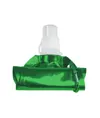 Borraccia in PE/PET BPA free ripiegabile (480ml), con moschettone